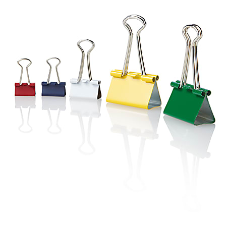 OfficeMax Multicolored Binder Clips, Small, 36 ct.