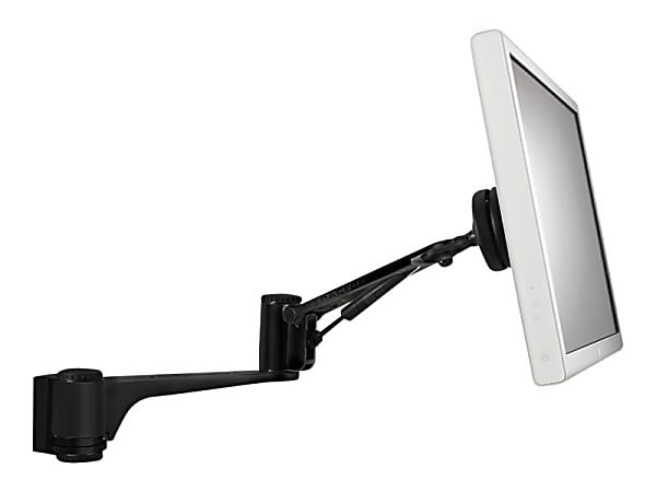 Atdec Acrobat Articulated Wall Arm - Mounting kit (articulating arm, wall mount, interface bracket) - for LCD display - black - screen size: 12"-24" - wall-mountable