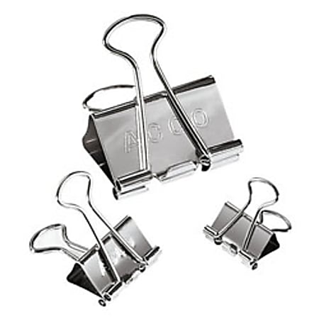 ACCO® Presentation Binder Clips, Silver, Pack Of 30