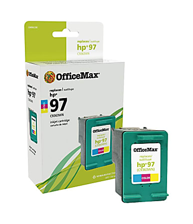 OfficeMax OM96290 (HP 97 / C9363WN) Remanufactured Cyan/Magenta/Yellow Inkjet Cartridge