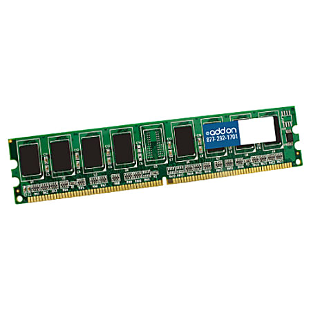 AddOn AA800D2N5/4G x1 JEDEC Standard 4GB DDR2-800MHz Unbuffered Dual Rank 1.8V 240-pin CL5 UDIMM - 100% compatible and guaranteed to work