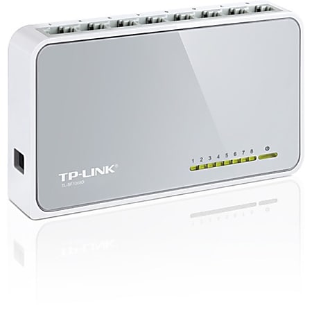 TP LINK TL SF1008D 8 Port 10100Mbps Fast Ethernet Switch Desktop