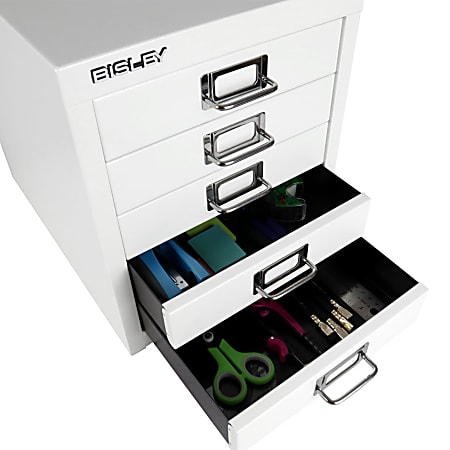 Bisley 5-Drawer Cabinet - Dark Teal - 11 x 15 x 13 H - Each