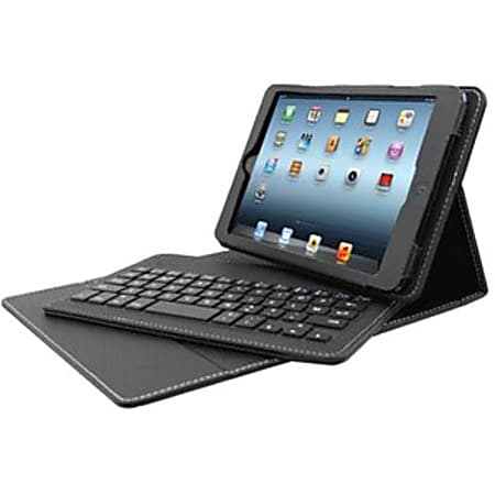SolidTek - Keyboard and folio case - Bluetooth - for Apple iPad mini