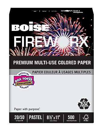 Xerox® Vitality Colors™ Multi-Use Printer & Copy Paper, 1 Ream, Gray, Letter (8.5" x 11"), 500 Sheets Per Ream, 20 Lb, 30% Recycled
