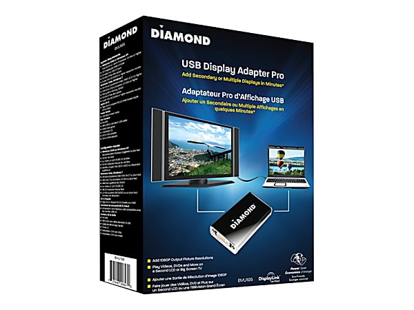 Diamond BizView BVU195 - External video adapter - USB 2.0 - DVI, D-Sub