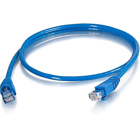 C2G Cat5e Snagless Unshielded (UTP) Network Patch Cable (TAA Compliant) - Patch cable - TAA Compliant - RJ-45 (M) to RJ-45 (M) - 10 ft - UTP - CAT 5e - snagless, stranded - blue