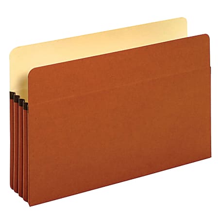 OfficeMax Redrope File Pockets, 3 1/2" Expansion, Legal Size, Box Of 25