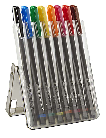 Sharpie Pens With Hard Case Fine Point Assorted Ink Colors Pack Of 8 -  Office Depot