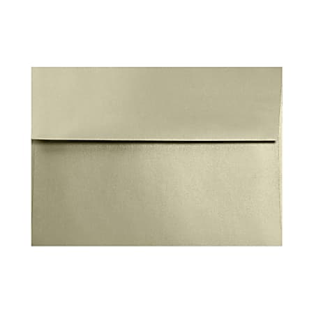 LUX Invitation Envelopes, A7, Gummed Seal, Silversand, Pack Of 1,000
