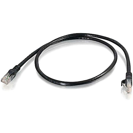 C2G 14 ft Cat6 Snagless Unshielded (UTP) Network Patch Cable (TAA) - Black - Category 6 for Network Device - RJ-45 Male - RJ-45 Male -TAA Compliant - 14ft - Black