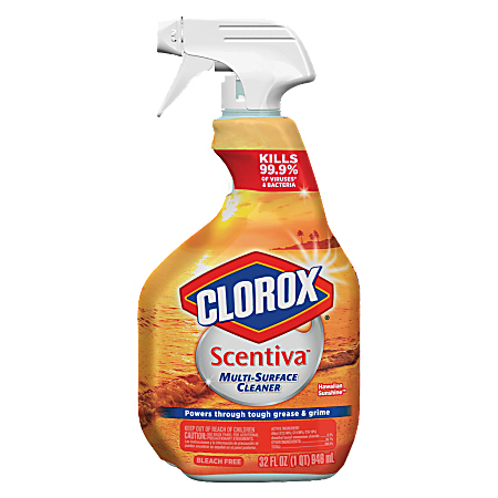 Clorox® Scentiva™ Multi-Surface Cleaner, Hawaiian Sunshine Scent, 32 Oz Bottle
