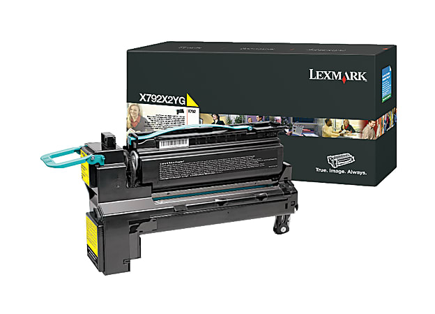 Lexmark X792X2YG Original Toner Cartridge - Laser - 20000 Pages - Yellow - 1 Pack