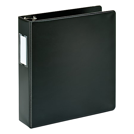 Office Depot® Brand Durable 3-Ring Binder, 2" D-Rings, 100% Recycled, Black