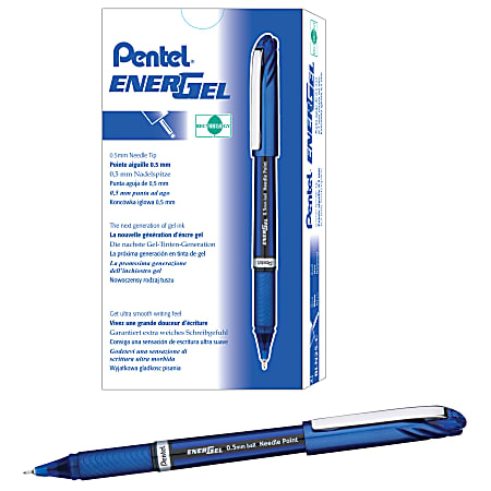 Pentel® EnerGel™ NV Liquid Gel Pens, Fine Point,