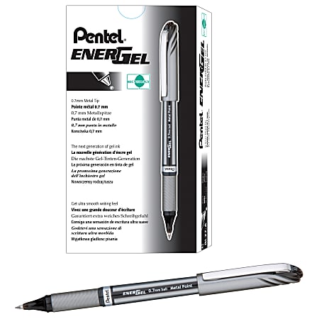 Pentel® EnerGel™ NV Liquid Gel Pens, Medium Point,