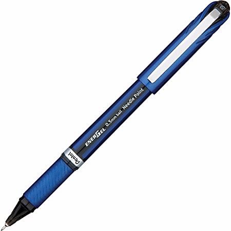 Pentel EnerGel NV Liquid Gel Pens Fine Point 0.5 mm Black Ink Pack Of ...