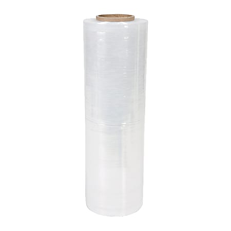 OfficeMax® Brand Stretch Wrap, 80 Gauge, 18" x 1,500', Clear, Pack Of 4