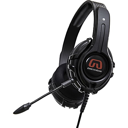 GamesterGear Cruiser Headset - Stereo - Mini-phone (3.5mm) - Wired - 32 Ohm - 20 Hz - 20 kHz - Over-the-head - Binaural - Circumaural - 4.90 ft Cable - Black