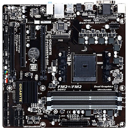 Gigabyte GA-F2A88XM-D3H Desktop Motherboard - AMD A88X Chipset - Socket FM2+