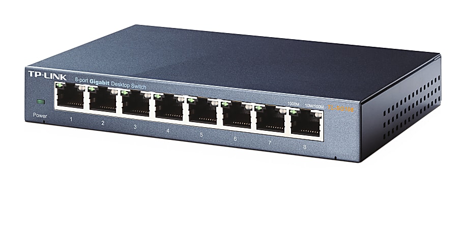 TP-LINK 8-Port Gigabit Desktop Switch TL-SG1008D - The Home Depot