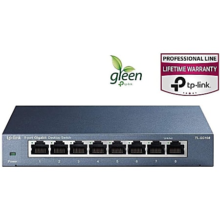 TP-LINK 8-Port Gigabit Desktop Switch TL-SG1008D - The Home Depot