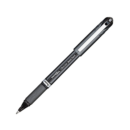 Pentel® EnerGel™ NV Liquid Gel Pens, Bold Point, 1.0 mm, Black Ink, Pack Of 12 Pens