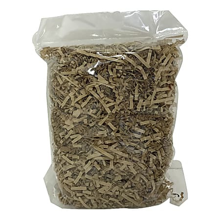 OfficeMax Paper Shreds, 2 Oz, Kraft