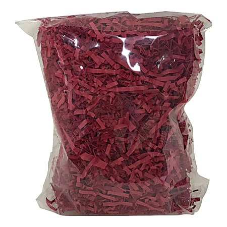 OfficeMax Paper Shreds, 2 Oz, Red