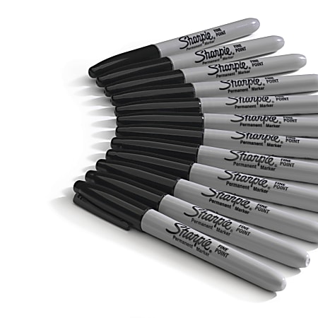  Permanent Markers, Fine Point, Black, 1-Set of 36 Count :  Everything Else