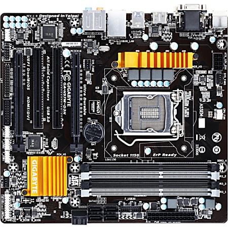 Gigabyte Ultra Durable GA-H97M-D3H Desktop Motherboard - Intel H97 Express Chipset - Socket H3 LGA-1150