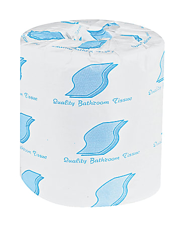 GEN Toilet Paper, Septic Safe, 2-Ply, White, 500 Sheets Per Roll, Case of 96 Rolls