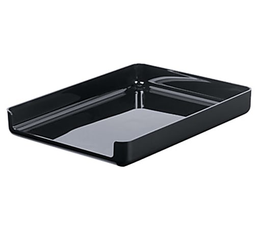 Eldon® Image® Front Load Desk Tray, Letter, Black
