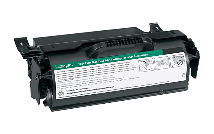 Lexmark™ T654X87G Black Extra-High Yield Toner Cartridge