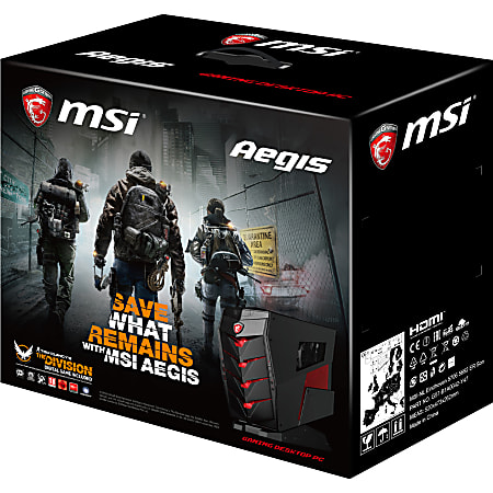 MSI Aegis AEGIS215US Desktop Computer Core i7 i7 7700 32 GB