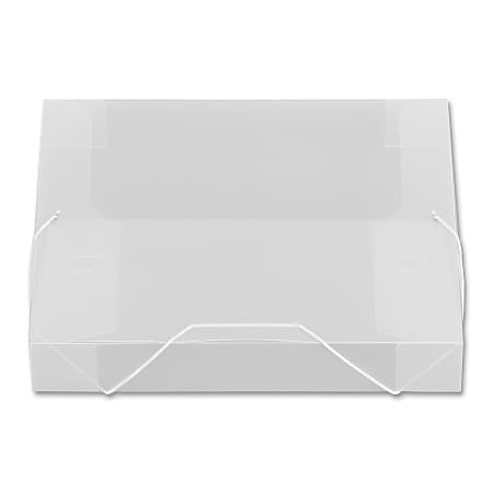 Lion Translucent Document File, Letter Size, 2" Capacity, Clear