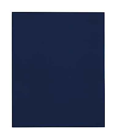 Office Depot® Brand Secure Top 2-Pocket Folders, Blue, Pack Of 10