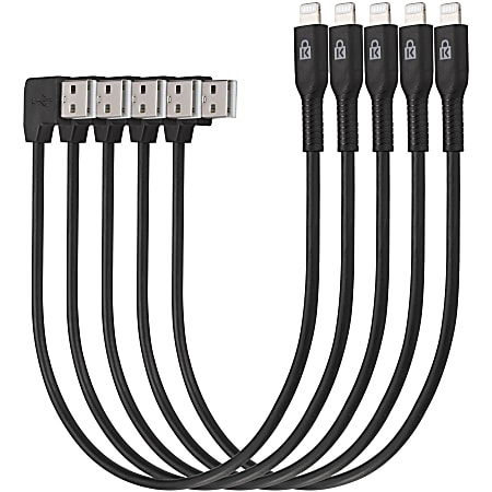 Kensington Lightning/USB Data Transfer Cable - Lightning/USB Data Transfer Cable - First End: USB 2.0 Type A - K67864WWA