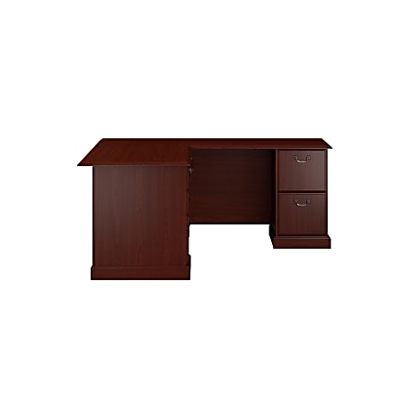 Bush saratoga l hot sale shaped desk