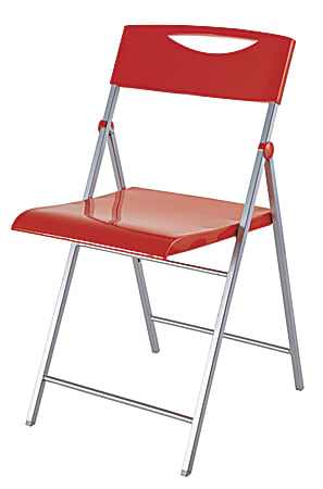 Alba CPSMILE Chair, Red, Set Of 2