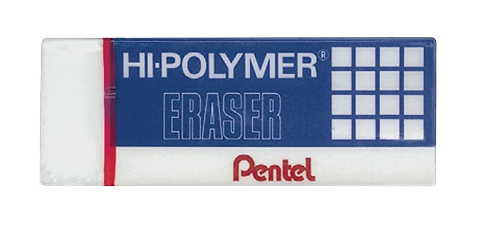 Pentel Hi Polymer Erasers 3PK - Office Depot