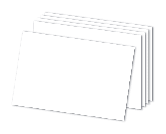 Office Depot® Brand Blank Index Cards, 4" x 6", White, Pack Of 300
