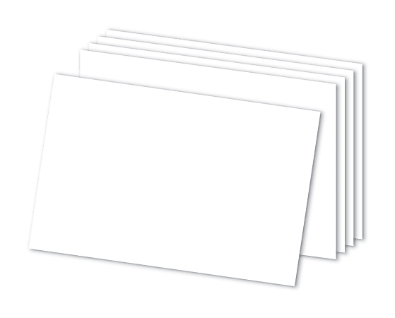 Office Depot Brand Blank Index Cards 4 x 6 White Pack Of 300 - Office Depot