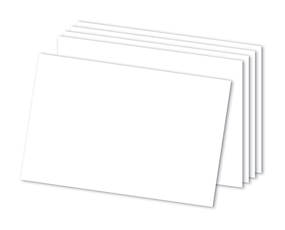 Office Depot® Brand Blank Index Cards, 4" x