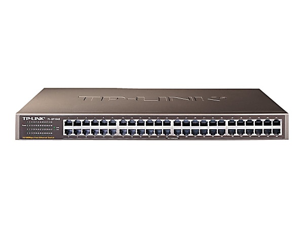 TP-Link TL-SF1048 - Switch - 48 x 10/100 - rack-mountable