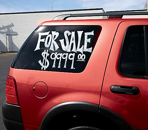 Car window paint markers outlet
