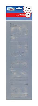 Plastic Letter Stencils Alphabet Templates Plastic Number Templates