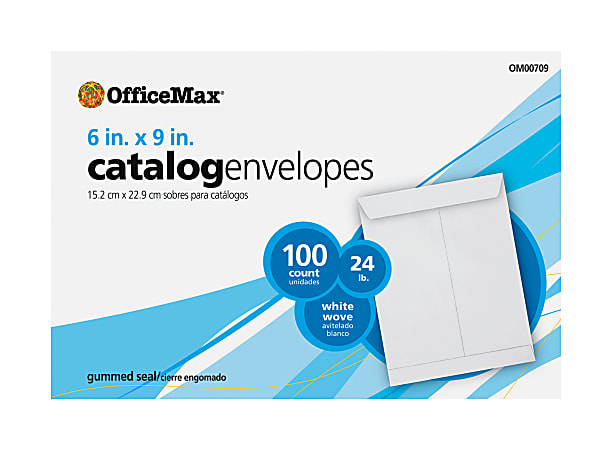 OfficeMax White Catalog Envelopes