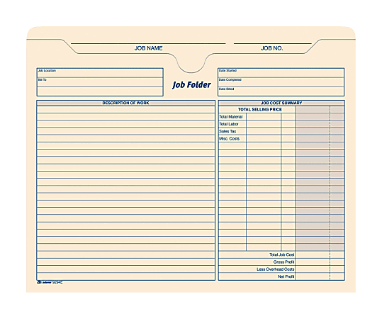 Adams® Job Folders, 2