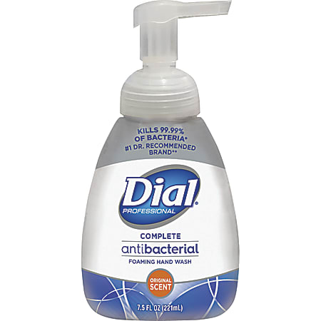 Dial Liquid Antibacterial Hand Soap Unscented 7.5 Oz Bottle - Office Depot